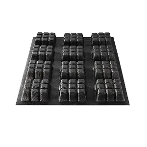 Силиконовая форма FLEXIPAN на 12 ячеек Коричневая - Фото 1