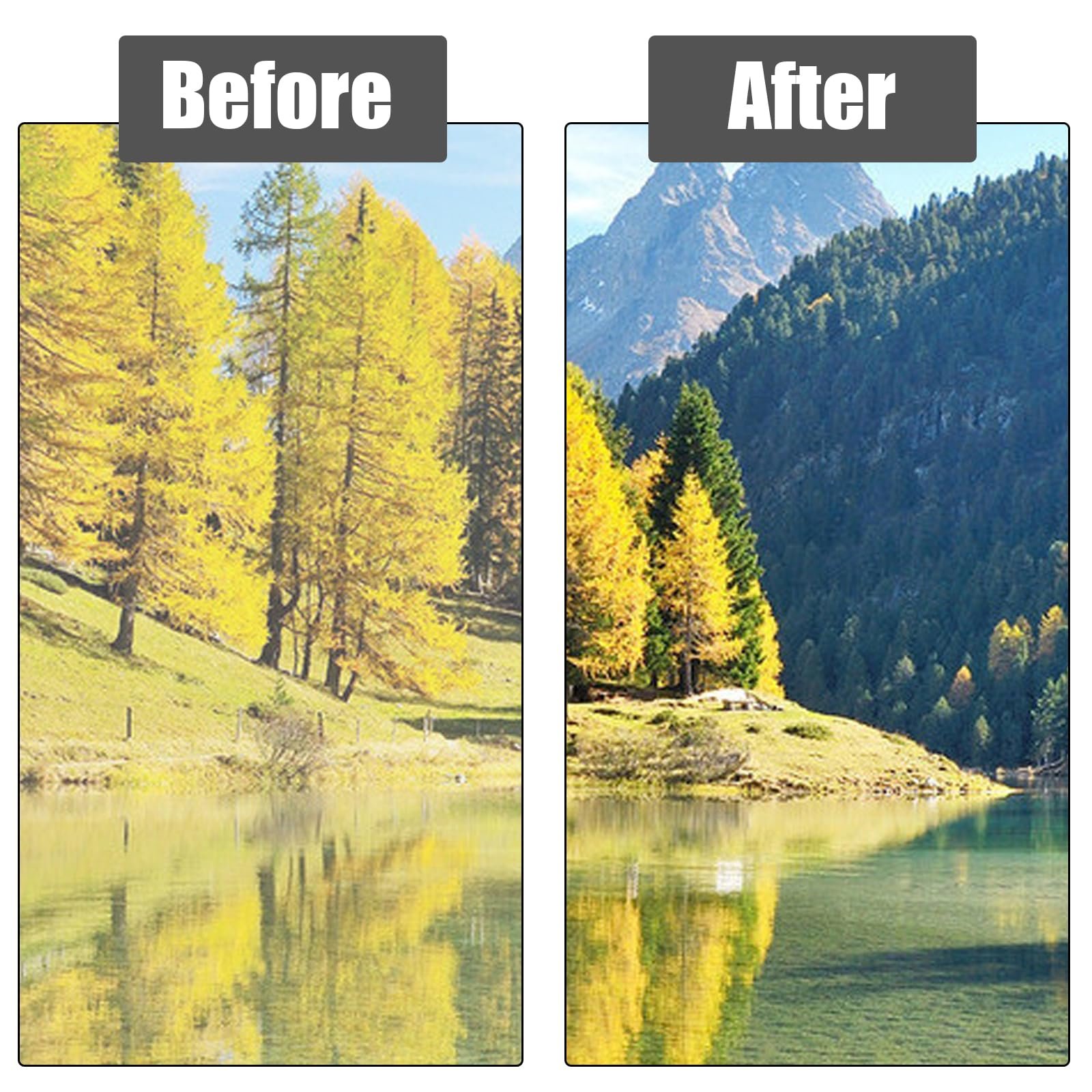 Сонцезахисні окуляри прямокутні вінтажні DHWEKU набір 4 шт, різнокольорові, фото №4