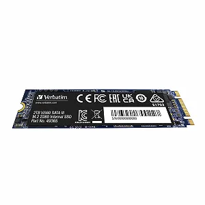 SSD-накопитель Verbatim Vi560 S3 2TB Internal SATA III M.2 2280 3D NAND 550 МБ/с Black synthetic.ua - Фото 1