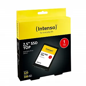 Внутрішній SSD-накопичувач Intenso SATA III Top 1 TB 520 MB/s 2.5 дюйма Black synthetic.ua - Фото 1