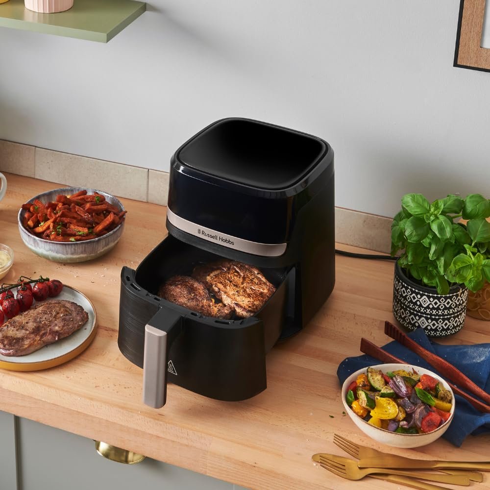 Мультипіч Russell Hobbs SatisFry 27610-56 4.3 л 1300 Вт 9 програм Чорна, фото №9 Мультипіч Russell Hobbs SatisFry 27610-56 4.3 л 1300 Вт 9 програм Чорна, фото №9