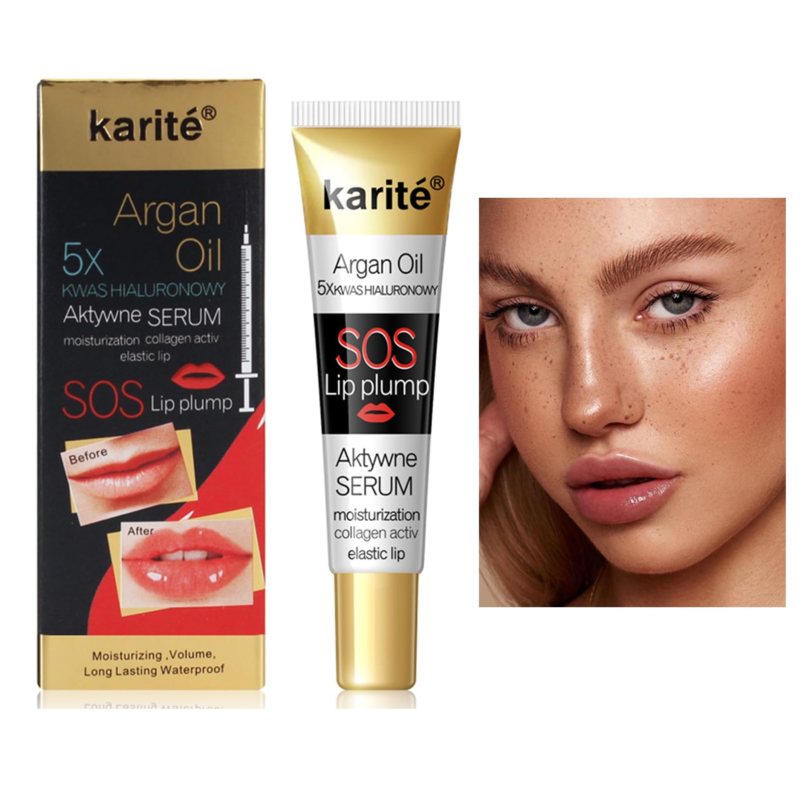 Блиск для губ Lip Plumper Бальзам зволожуючий Прозорий 01, фото №1