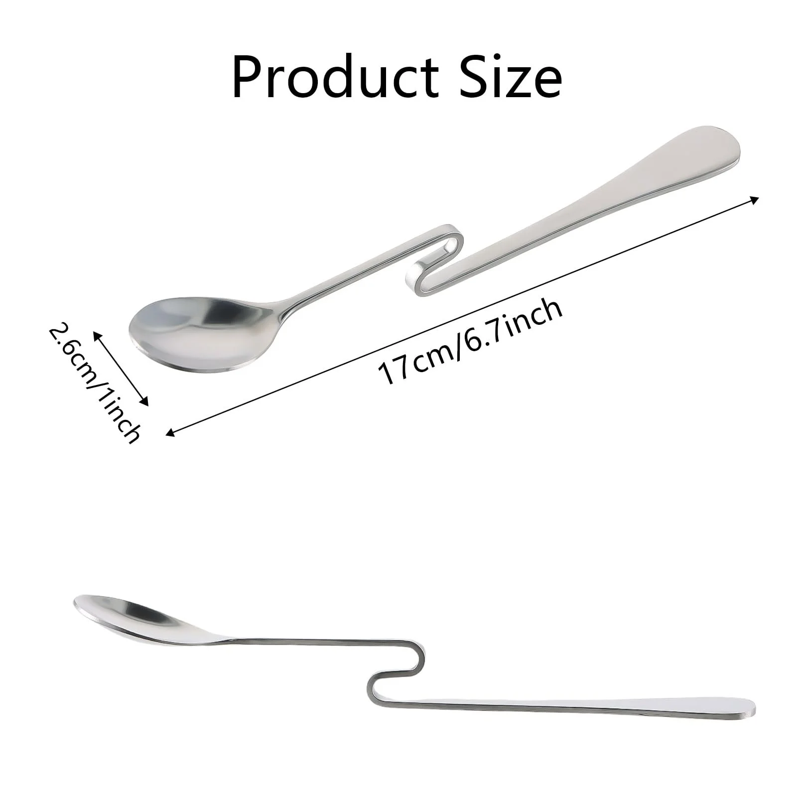 Ложка для еспресо з нержавіючої сталі 16,5 см Latte Macchiato, десертна, фото №2 Ложка для еспресо з нержавіючої сталі 16,5 см Latte Macchiato, десертна, фото №2