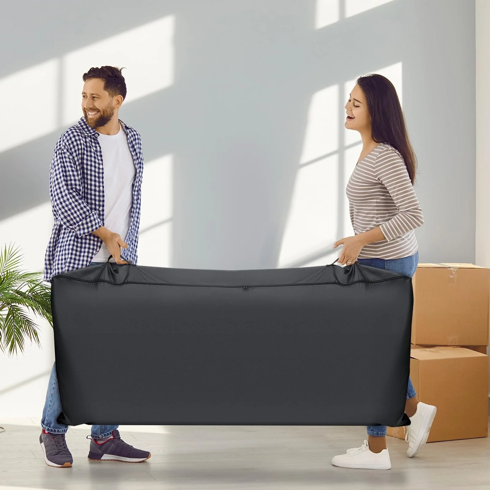 Чохол для матраца для переїзду  GARPROVM 140 x 200 x 26 см Oxford 420D, фото №7 Чохол для матраца для переїзду  GARPROVM 140 x 200 x 26 см Oxford 420D, фото №7