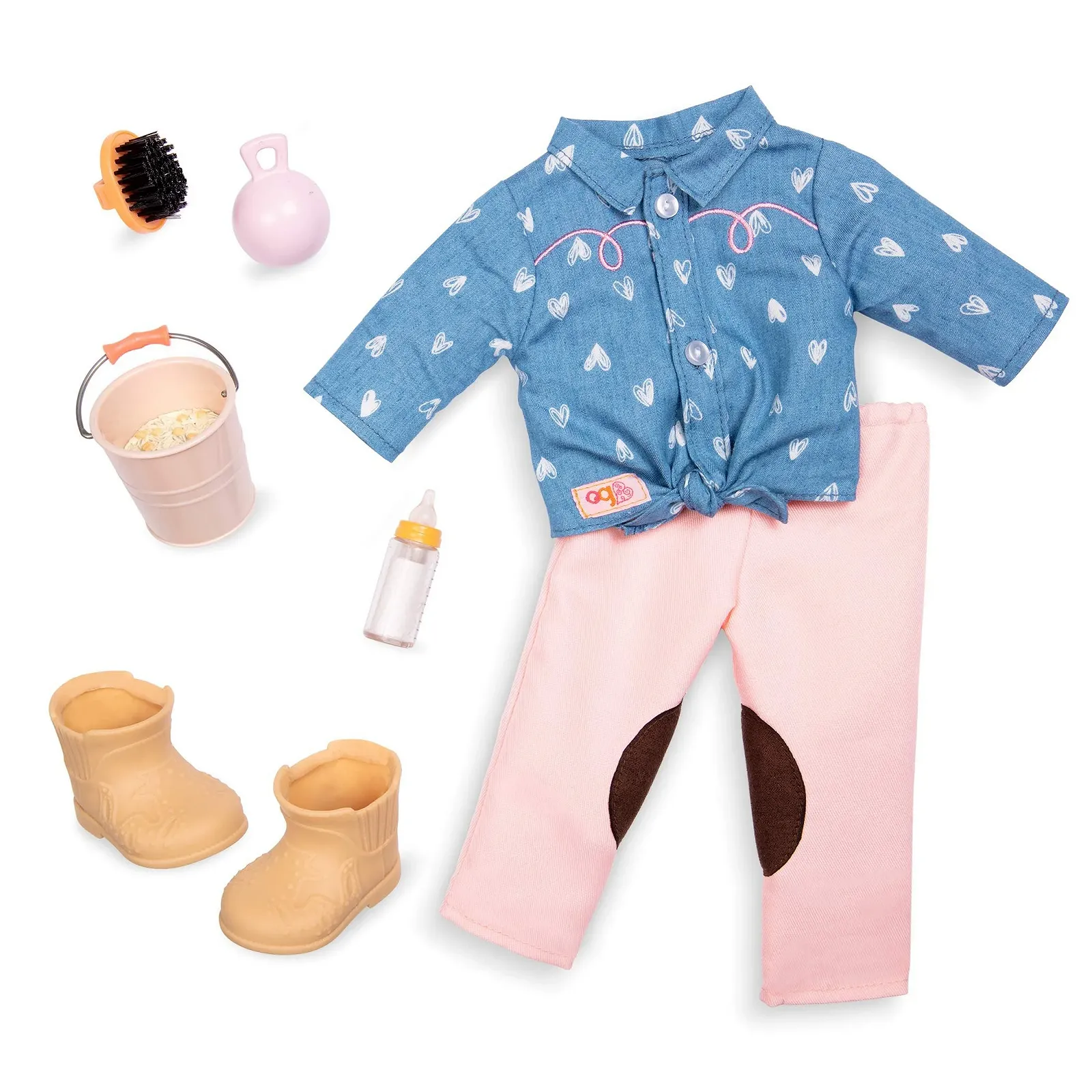 Лялька Our Generation Yanira з лошам: Серце для коней Ігровий набір з аксесуарами для маленьких вершників, фото №5