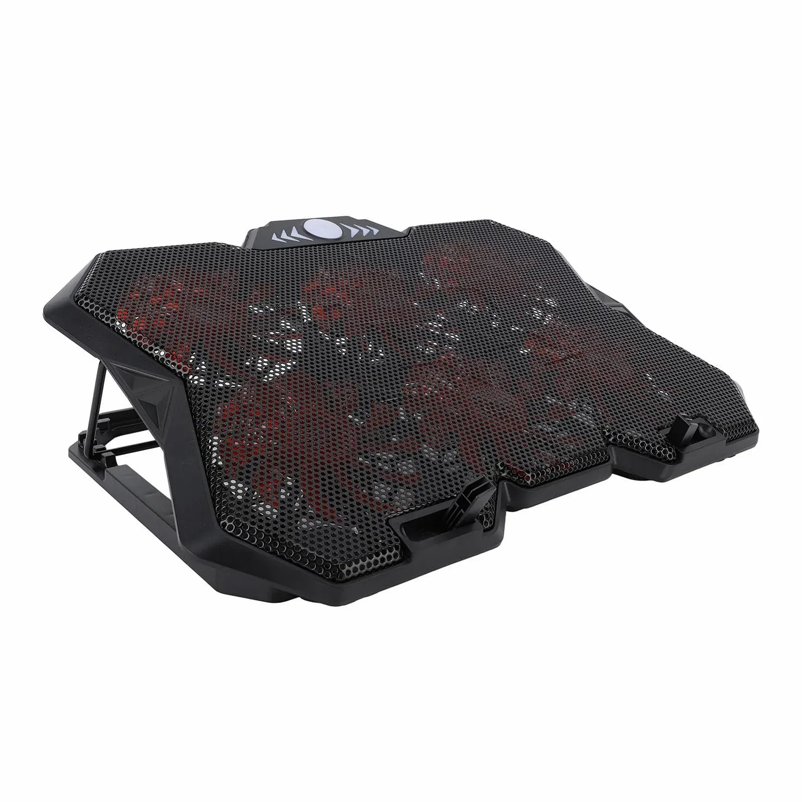 Охлаждающая подставка для ноутбука Pssopp, металлическая сетка с тихими RGB-вентиляторами, 6 регулировок высоты для 19-дюймовых игровых ноутбуков, фото №1 Охлаждающая подставка для ноутбука Pssopp, металлическая сетка с тихими RGB-вентиляторами, 6 регулировок высоты для 19-дюймовых игровых ноутбуков, фото №1