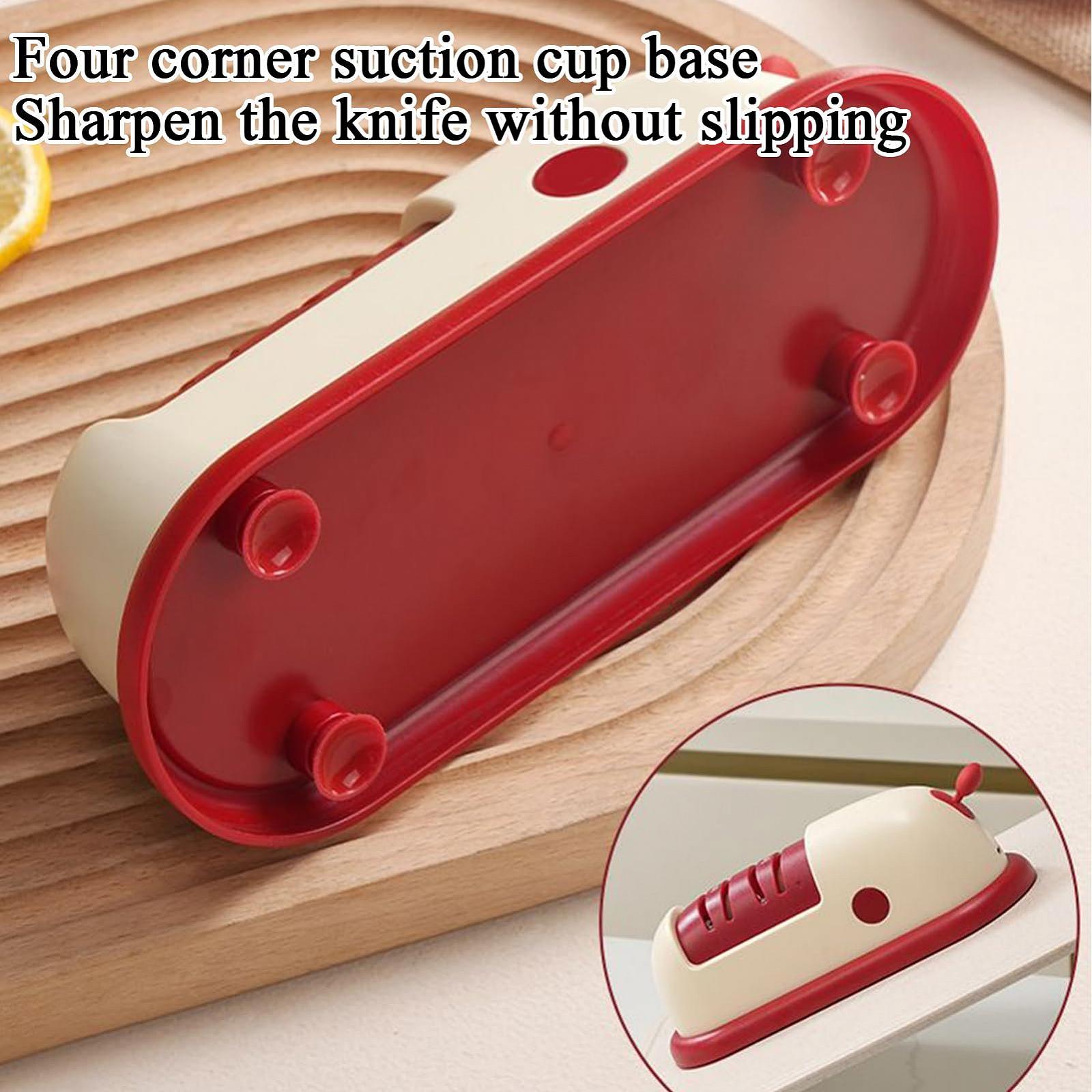 Точилка для ножей и ножниц аккумуляторная профессиональная с вакуумной присоской для нержавеющей стали и керамики, фото №7