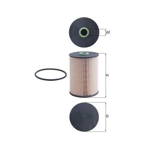 Паливний фільтр KNECHT KX 228D для AUDI SEAT SKODA VW CUPRA, фото №2