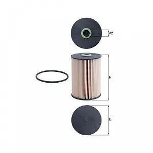 Паливний фільтр KNECHT KX 228D для AUDI SEAT SKODA VW CUPRA synthetic.ua - Фото 1