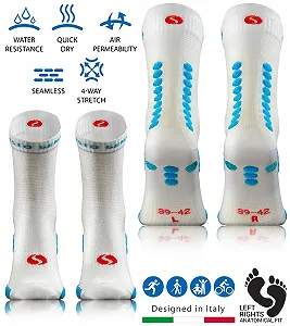 Спортивные носки Sesto Senso (3 пары) для мужчин и женщин, разноцветные, для бега, носки до икр, водоотталкивающие synthetic.ua - Фото 1