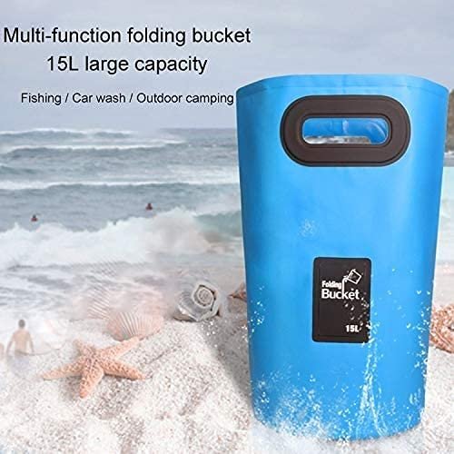 Раковина XCC Outdoor портативная складная PVC ведро складное, емкость: 15 л (темно-синий), фото №5