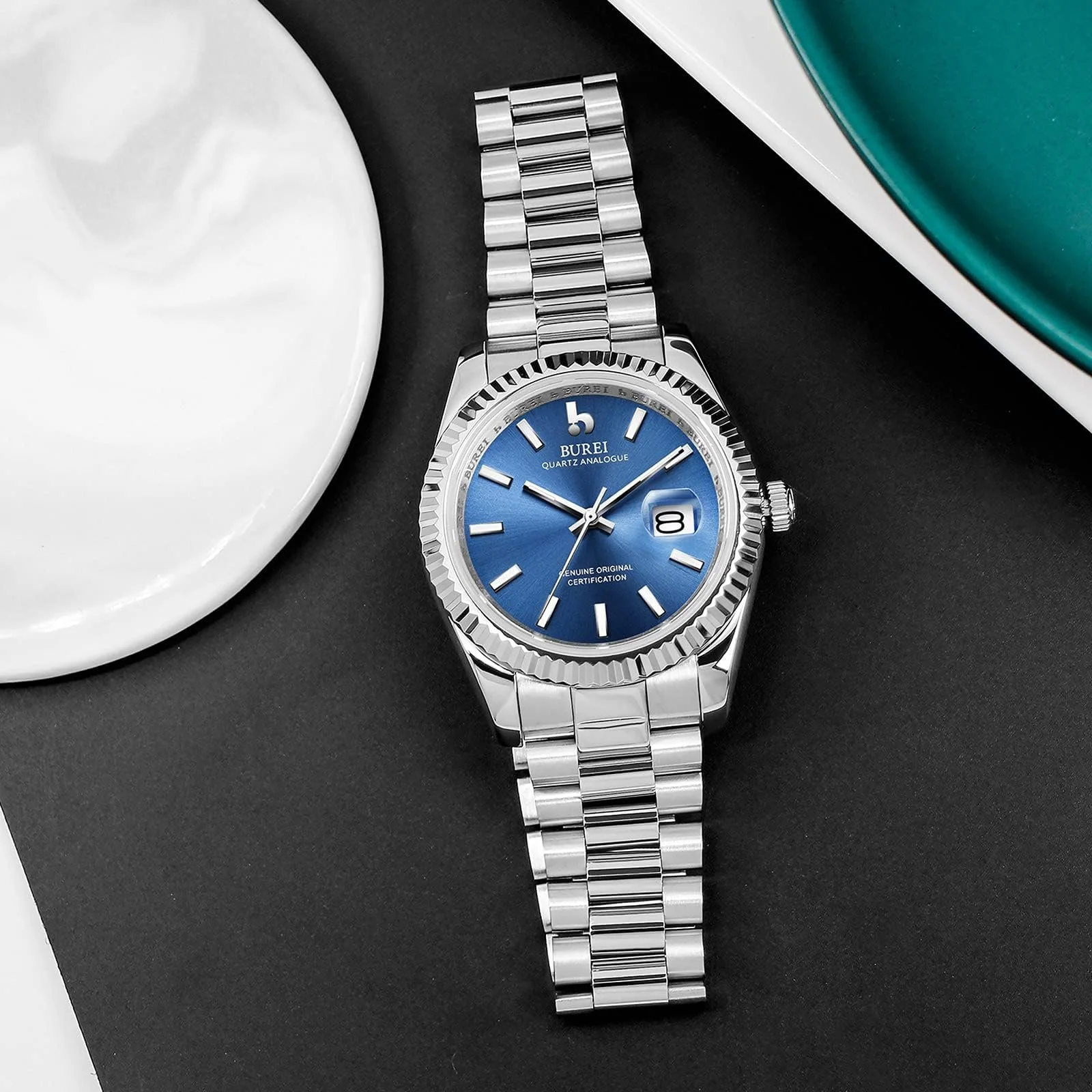 Классические часы BUREI DE-8002, фото №2
