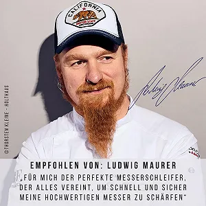 Точило для ножів алмазне професійне нержавіюча сталь та оливкове дерево ручна обробка synthetic.ua - Фото 1