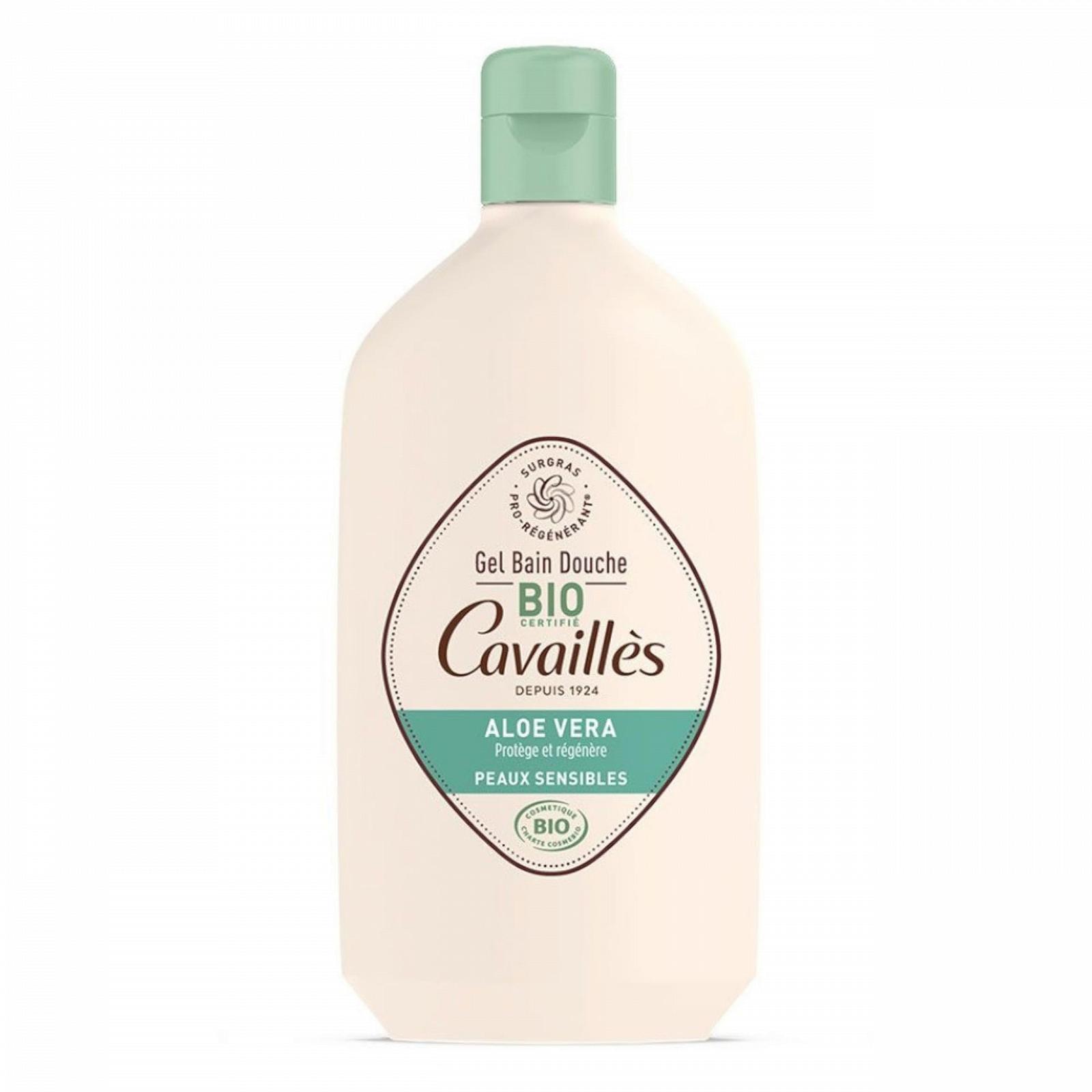 Гель для душу Cavaillès Organic Aloe Vera для чутливої шкіри 400 мл, фото №1