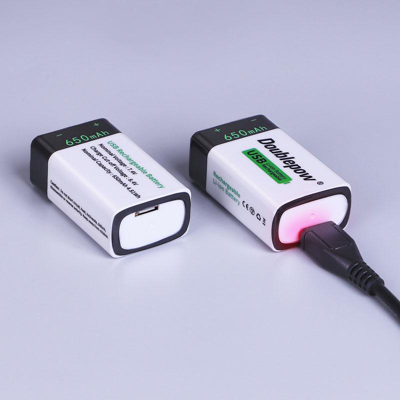 Аккумулятор крона 9v 650 mAh с USB ЮСБ в металлоискатель gp pointer md4030 для поинтера, фото №7
