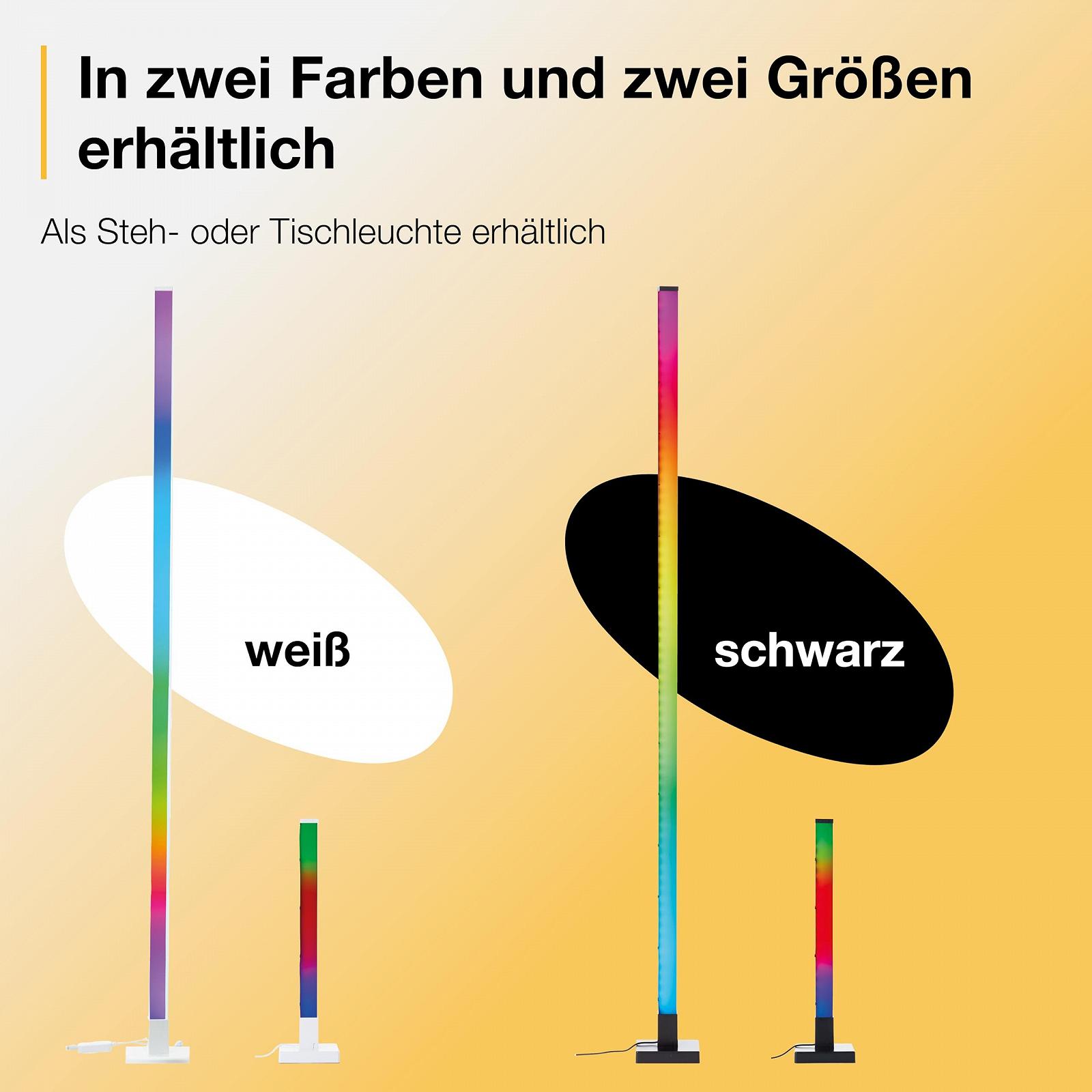 Настільна лампа Brilliant RGB LED 50 см з музичним сенсором та пультом 65 лм Чорна, фото №6