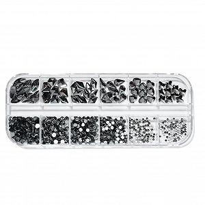 Наклейки для дизайна ногтей Разноцветные Блестки для маникюра 10 - Фото 1