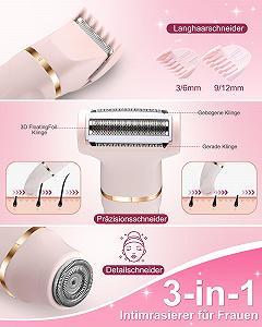 Жіноча бритва 3-в-1 RAXMETRY IPX7 Pink ціна на synthetic.ua - Фото 1 Жіноча бритва 3-в-1 RAXMETRY IPX7 Pink synthetic.ua - Фото 1