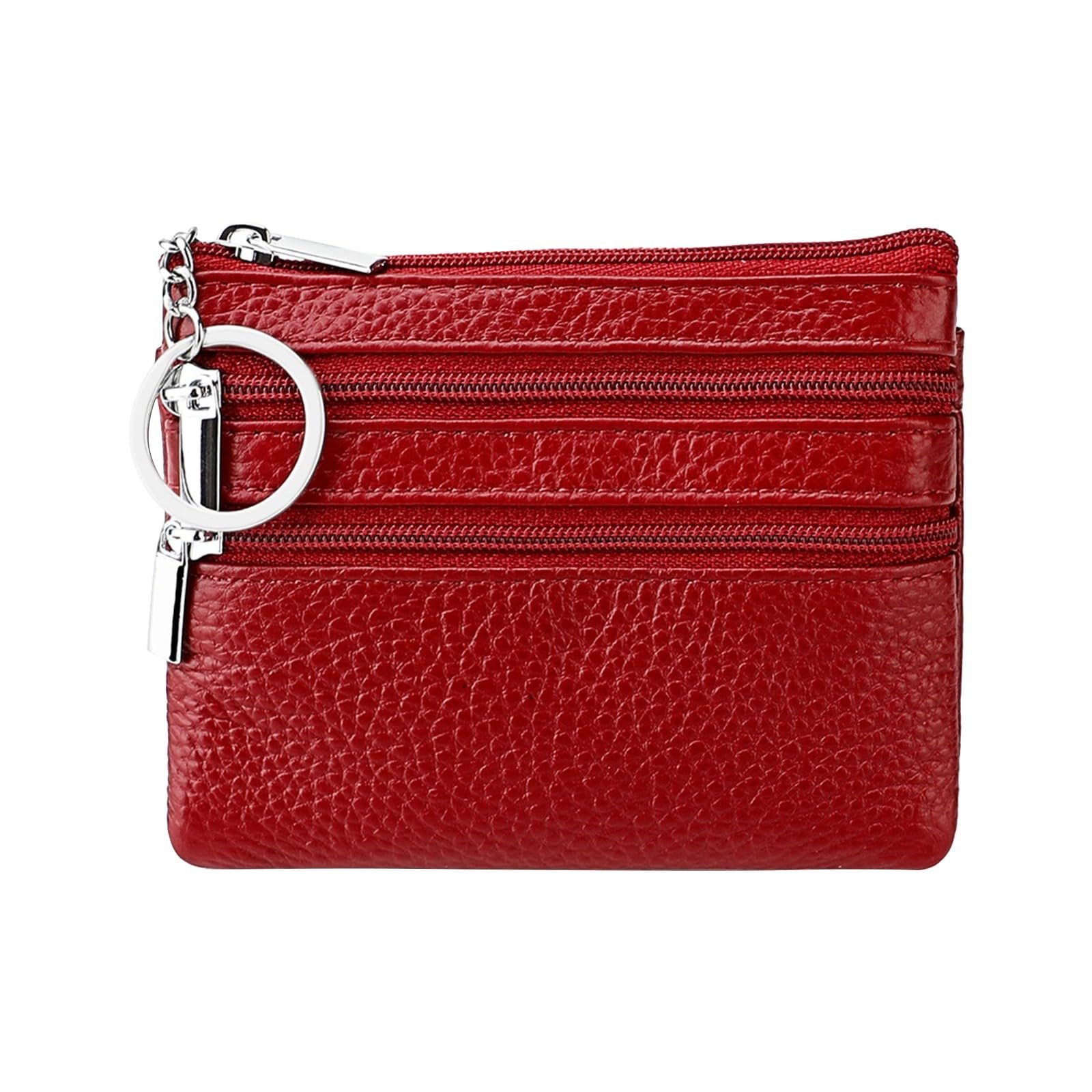 Кошелек Case Женский Маленький на молнии для ключей (Вино, One Size), фото №1