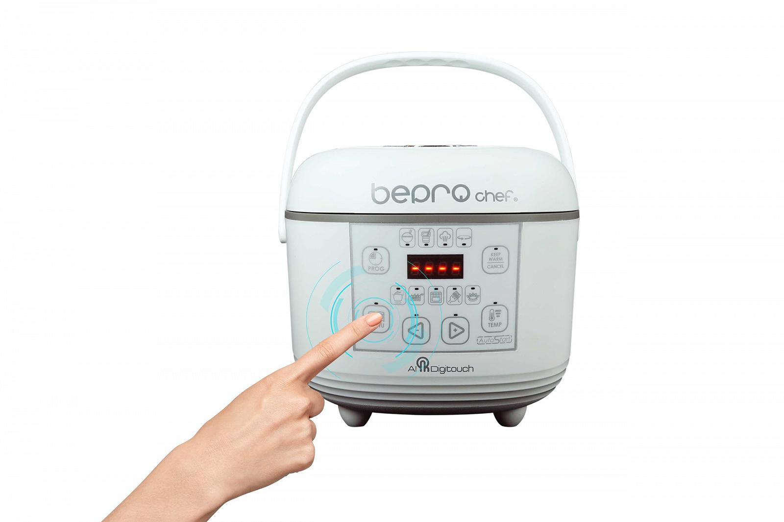 Мультифункціональна Мультиварка Bepro CHEFF AIDIGITOUCH з сенсорним управлінням, білий, фото №1