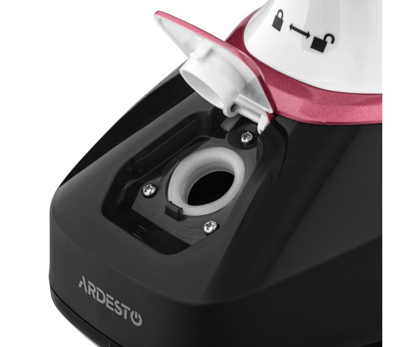 ARDESTO Відпарювач ручний SI-S1400, 1400Вт 280мл паровий удар постійна пара 22гр керам підошва біло-чорний, фото №10