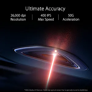 Миша ASUS ROG Gladius III FPS Ігрова Асиметрична 19000 DPI Чорний synthetic.ua - Фото 1