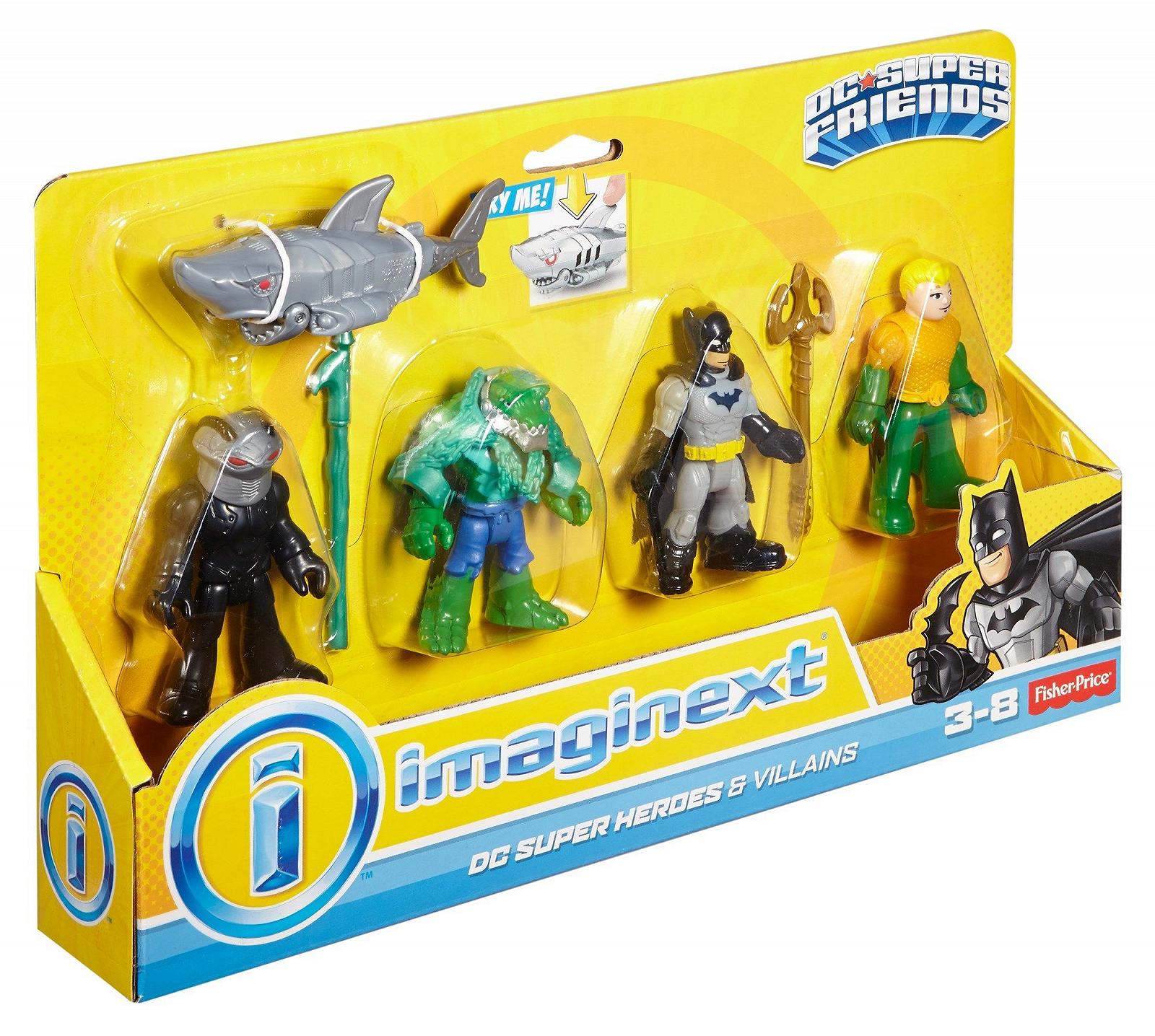 Фигурки Batman и Aquaman Imaginext DC Super Friends Heroes and Villains, фото №6