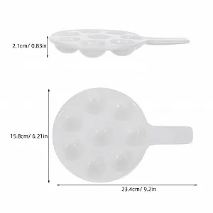 Тарілки для равликів Ciieeo керамічні з ручками для гриля та запікання морепродуктів synthetic.ua - Фото 1