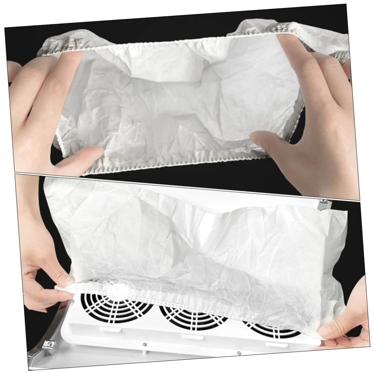 Мешок для пылесоса для маникюра Beaupretty, 6 шт., флис, белый, фото №5