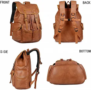 Рюкзак для ноутбука Baosha CN-0 PU Leather 15.6" synthetic.ua - Фото 1