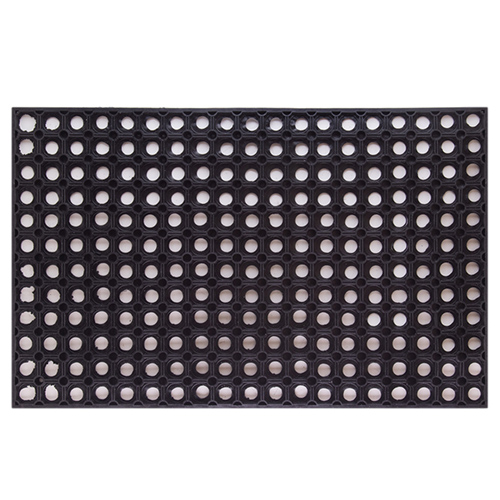 Коврик бытовой резиновый ИНДИЯ сота ступень 30*90*1 см (2,4кг) 98727, фото №1