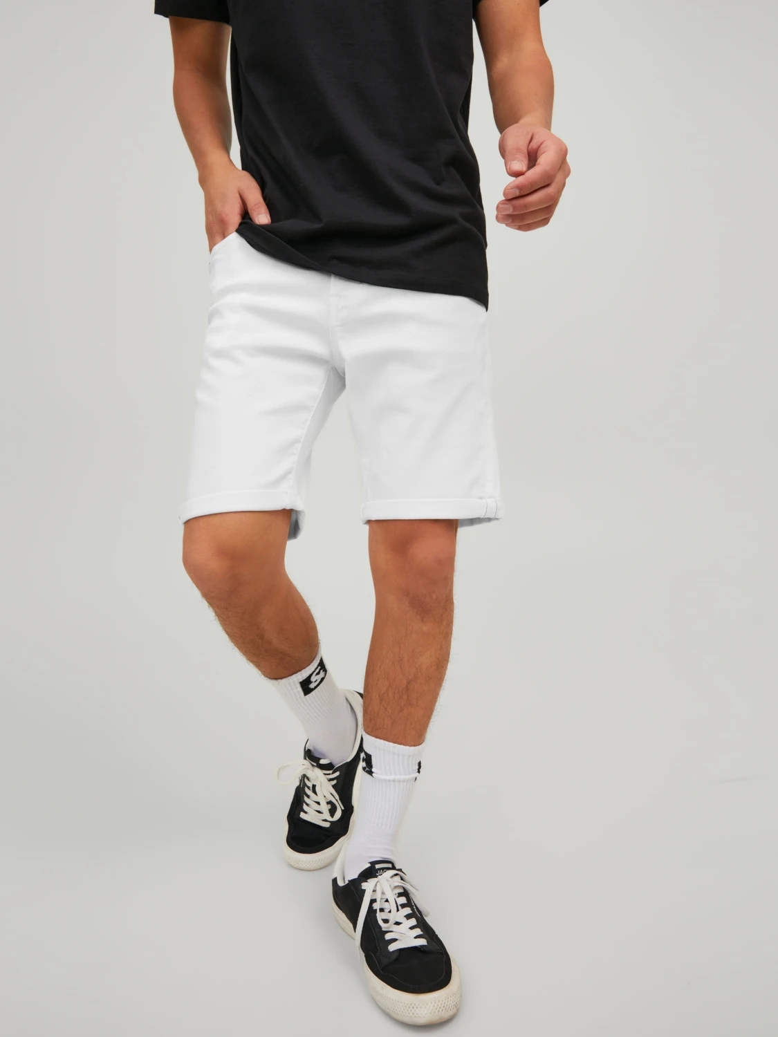 Шорты Jack&Jones JJICON SHORTS AMA SN 12232400 Белый L, фото №1