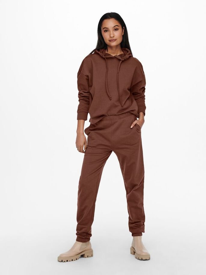 Світшот ONLDREAMER LIFE L/S HOOD SWT NOOS 15241103 Chocolate Fondant ONLY  S, фото №3