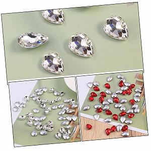 Стразы для ногтей Капля воды 150 шт synthetic.ua - Фото 1