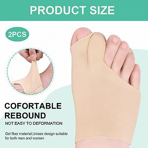 Роздільник для пальців ніг 2 шт. Hallux Valgus Корекція synthetic.ua - Фото 1