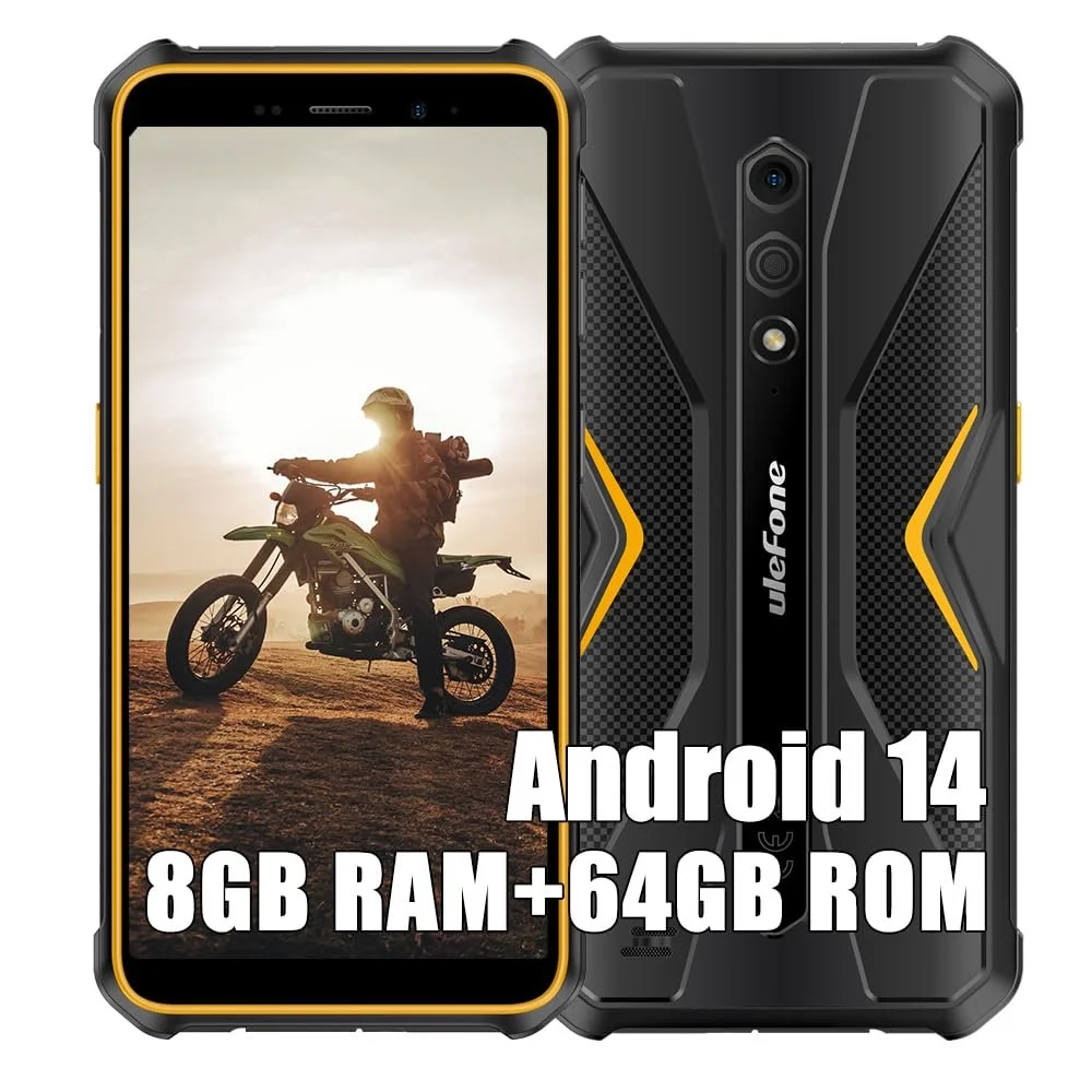 Смартфон Ulefone Armor X12 Pro MTK G36 8GB 64GB 5.45 дюймов HD+ 4860 mAh IP68 Orange, фото №1