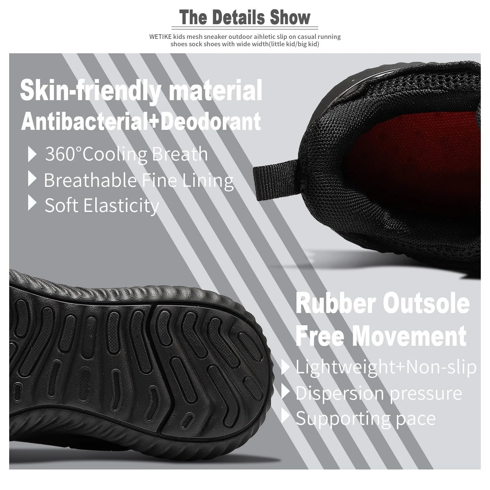 Кросівки VITIKE Дитячі кросівки Спортивне взуття для хлопчиків, фото №5