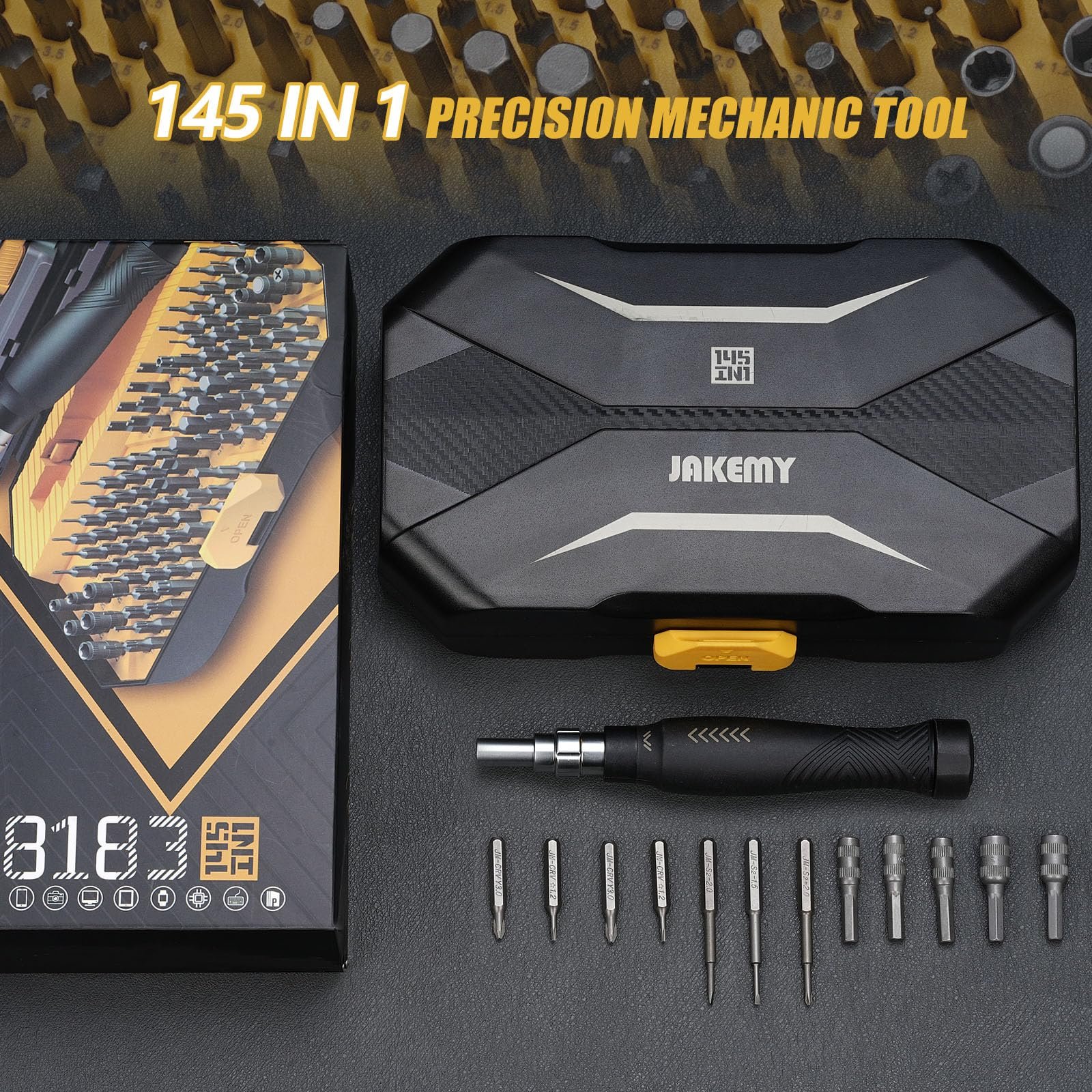 Набір викруток sexyhot 145 в 1 Precision Mechanic, фото №5