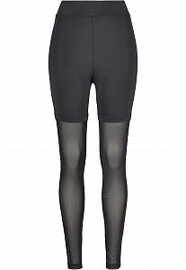 Леггинсы Urban Classics Ladies High Waist Transparent Tech Mesh synthetic.ua - Фото 1
