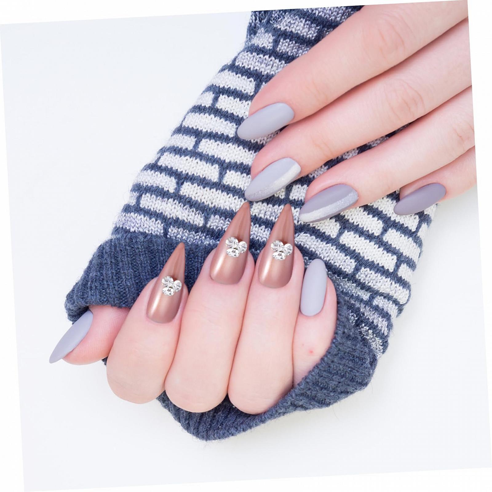 Стразы для ногтей FOMIYES Плоские 6-секционные Самодельные Стразы Украшения для маникюра, фото №9