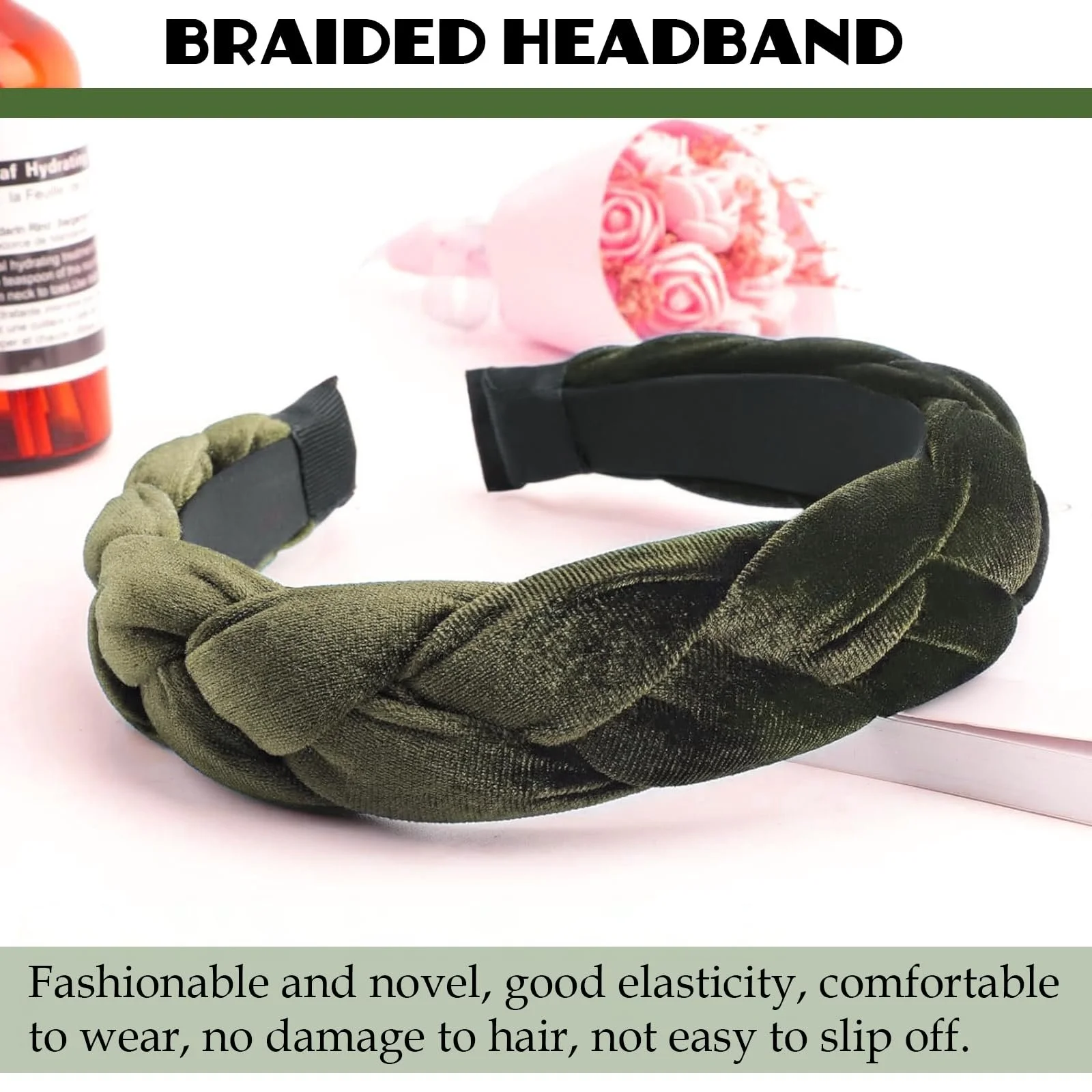 Обруч Оксамитовий Плетений, фото №6