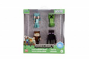 Набор фигурок Minecraft 6,35 см, 4 шт. (Волна 3) synthetic.ua - Фото 1