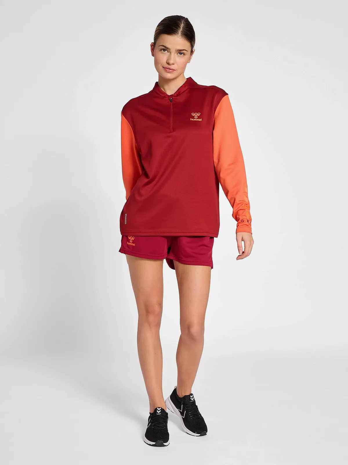 Женская Толстовка Hummel Hmlongrid 1/2 Zip Poly Sweat Wo, фото №3