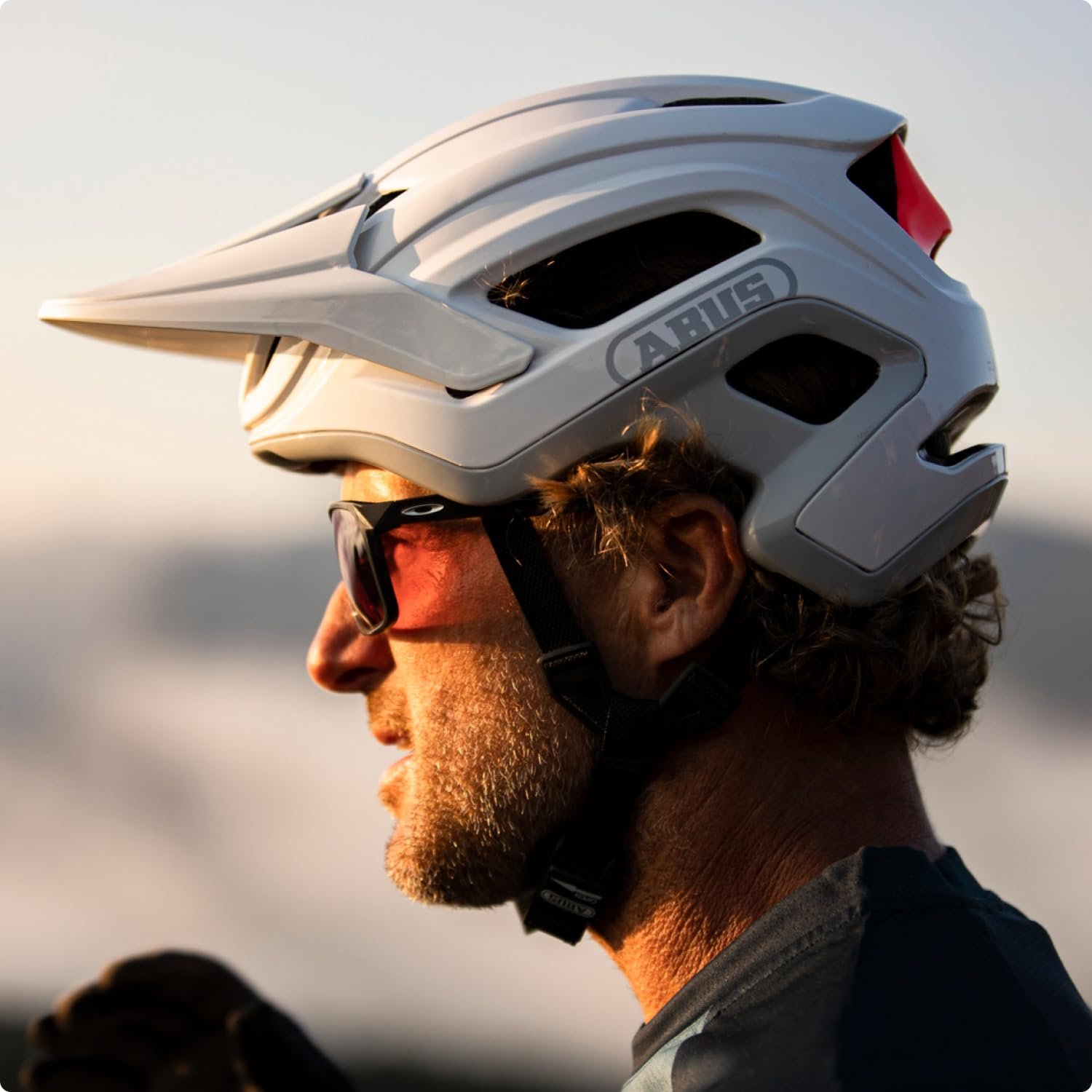 Шлем MTB ABUS Cliffhanger, велосипедный шлем для сложных трасс, с большими вентиляционными отверстиями и системой ремешков TriVider, для мужчин и женщин, фото №5
