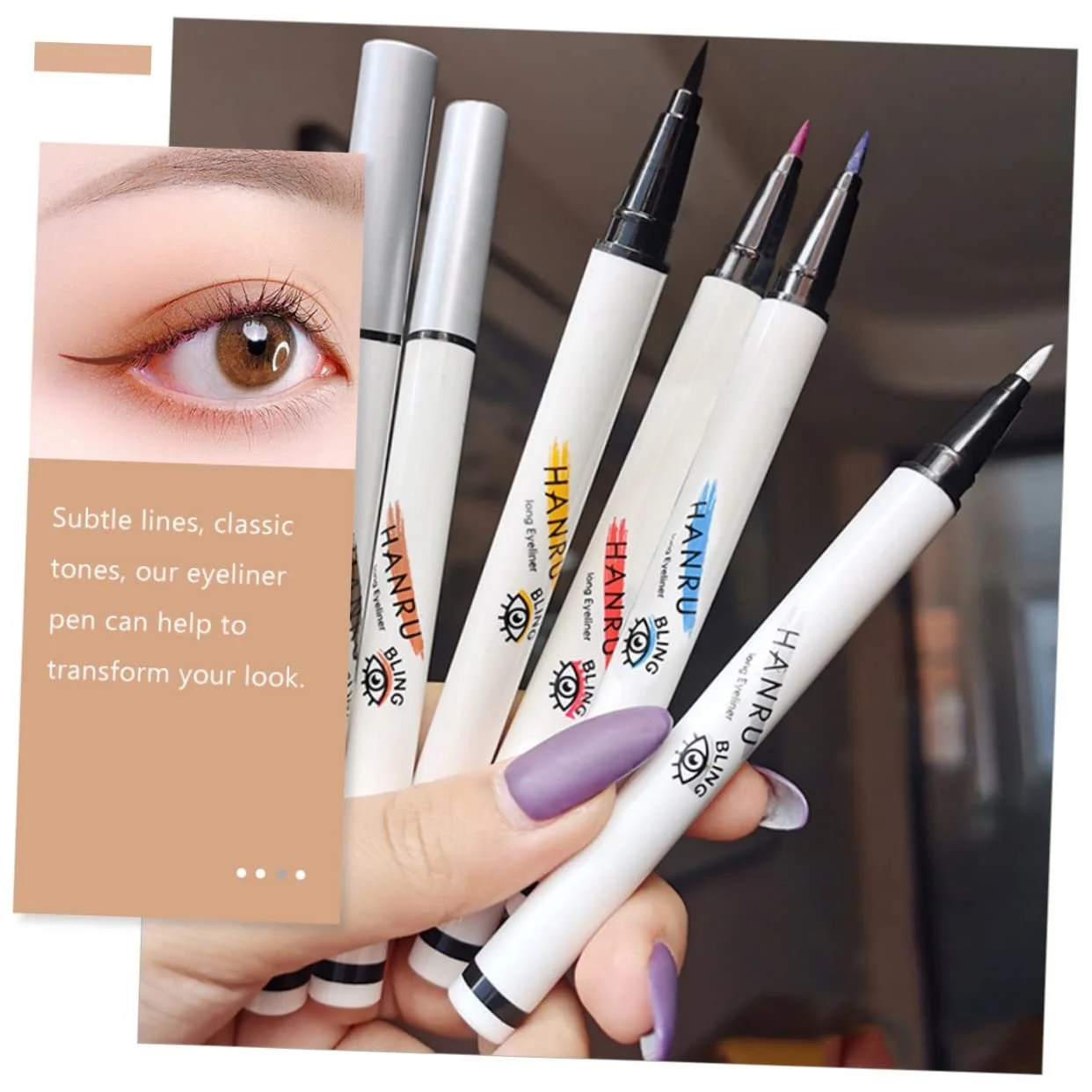 Подводка minkissy Красная, розовая, фото №2