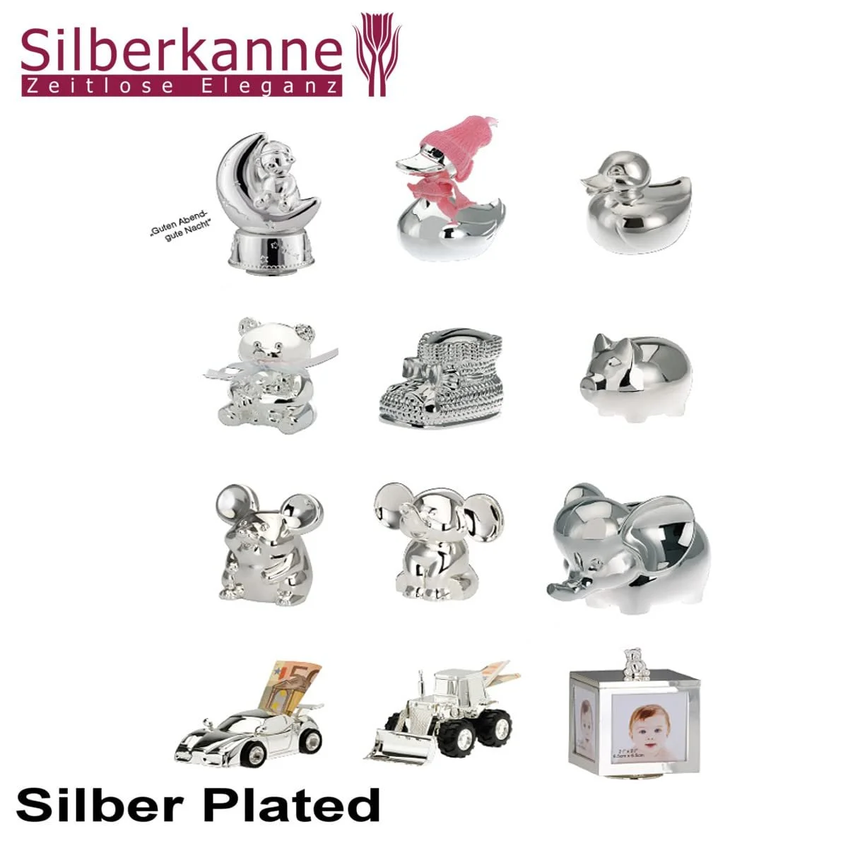 Скарбничка SILBERKANNE посріблена, фото №4