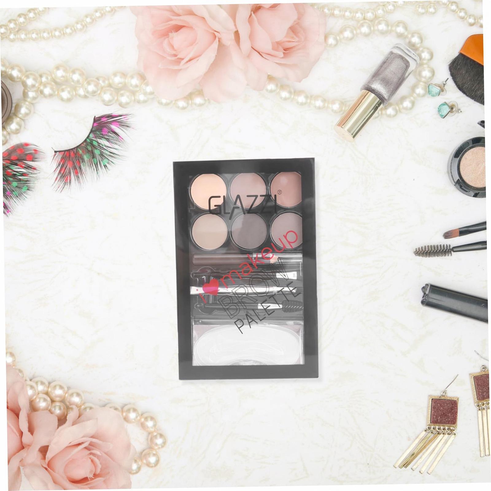 Набір Beavorty 2 Сета Пудра для брів пензлик для брів Жіночий Подарунок для макіяжу, фото №6