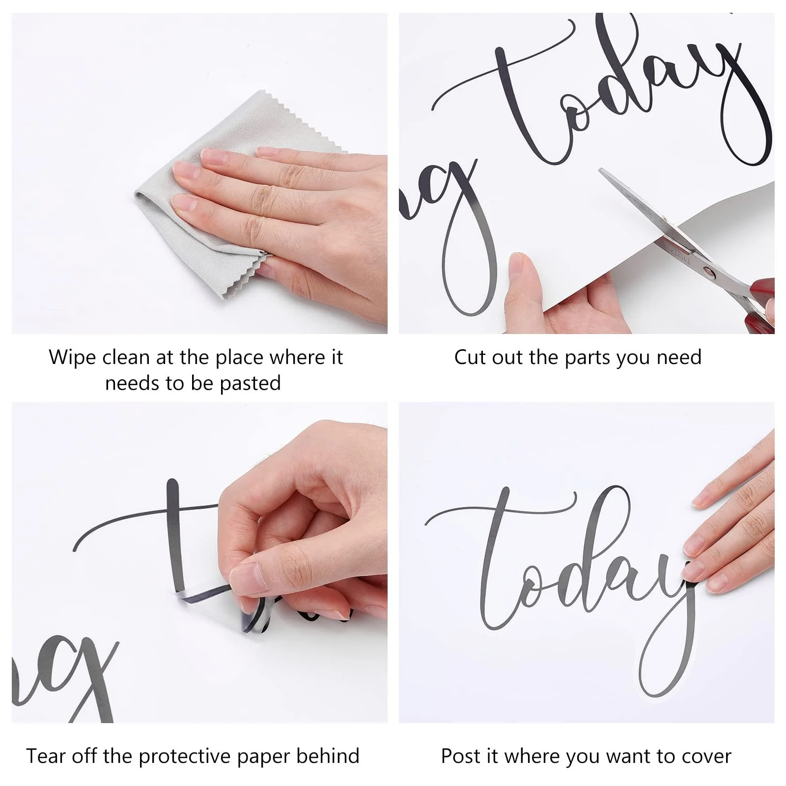 Наклейка на стіну SUPERDANT Book Theme Book Stars Pattern Inspirational Quotes Вінілова, фото №6