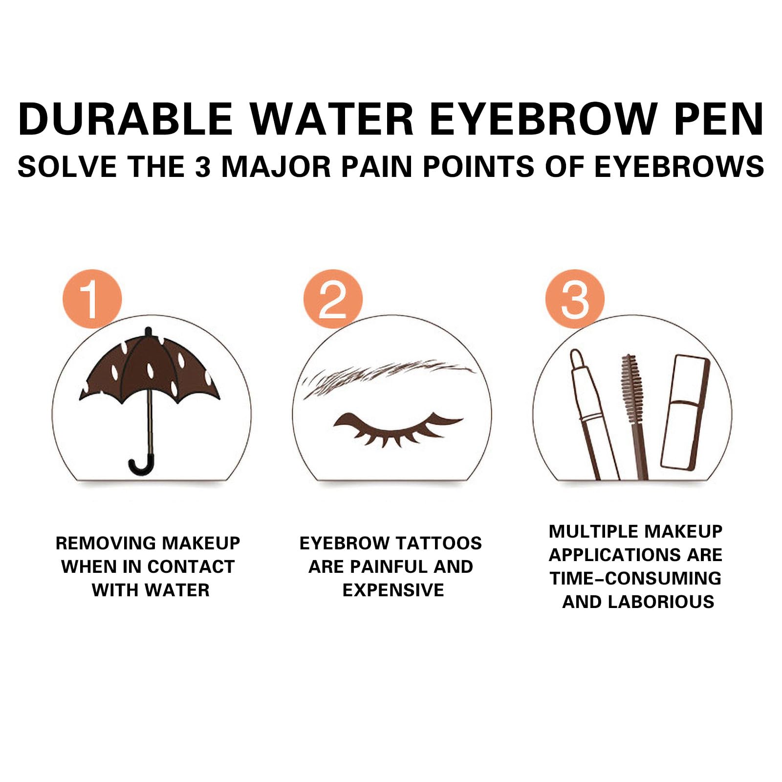 Карандаш для бровей Microblading Quadruple Forked Жидкий Водостойкий, фото №6 Карандаш для бровей Microblading Quadruple Forked Жидкий Водостойкий, фото №6