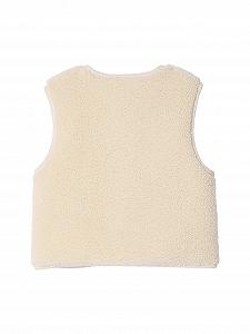 Жилет для дівчинки з тедді-флісу Vertbaudet synthetic.ua - Фото 1